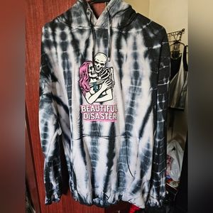 Beautiful Disaster Tie Dye Hoodie